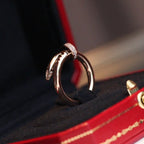 Loco JUSTE RING 2.65MM PINK GOLD DIAMOND