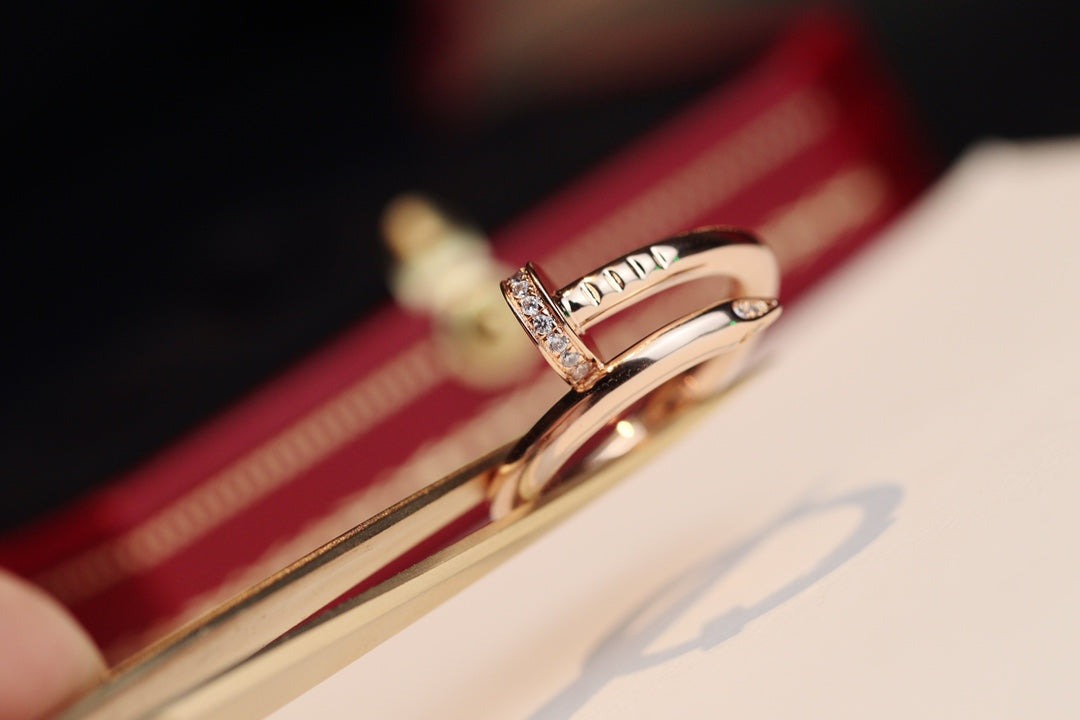 Loco JUSTE RING 2.65MM PINK GOLD DIAMOND