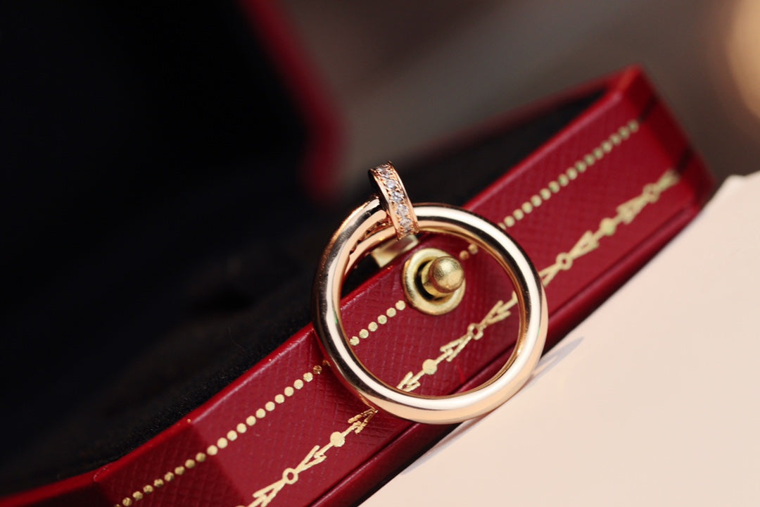 Loco JUSTE RING 2.65MM PINK GOLD DIAMOND
