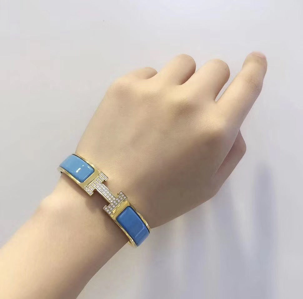 Loco H CLOUD BLUE BRACELET GOLD DIAMOND