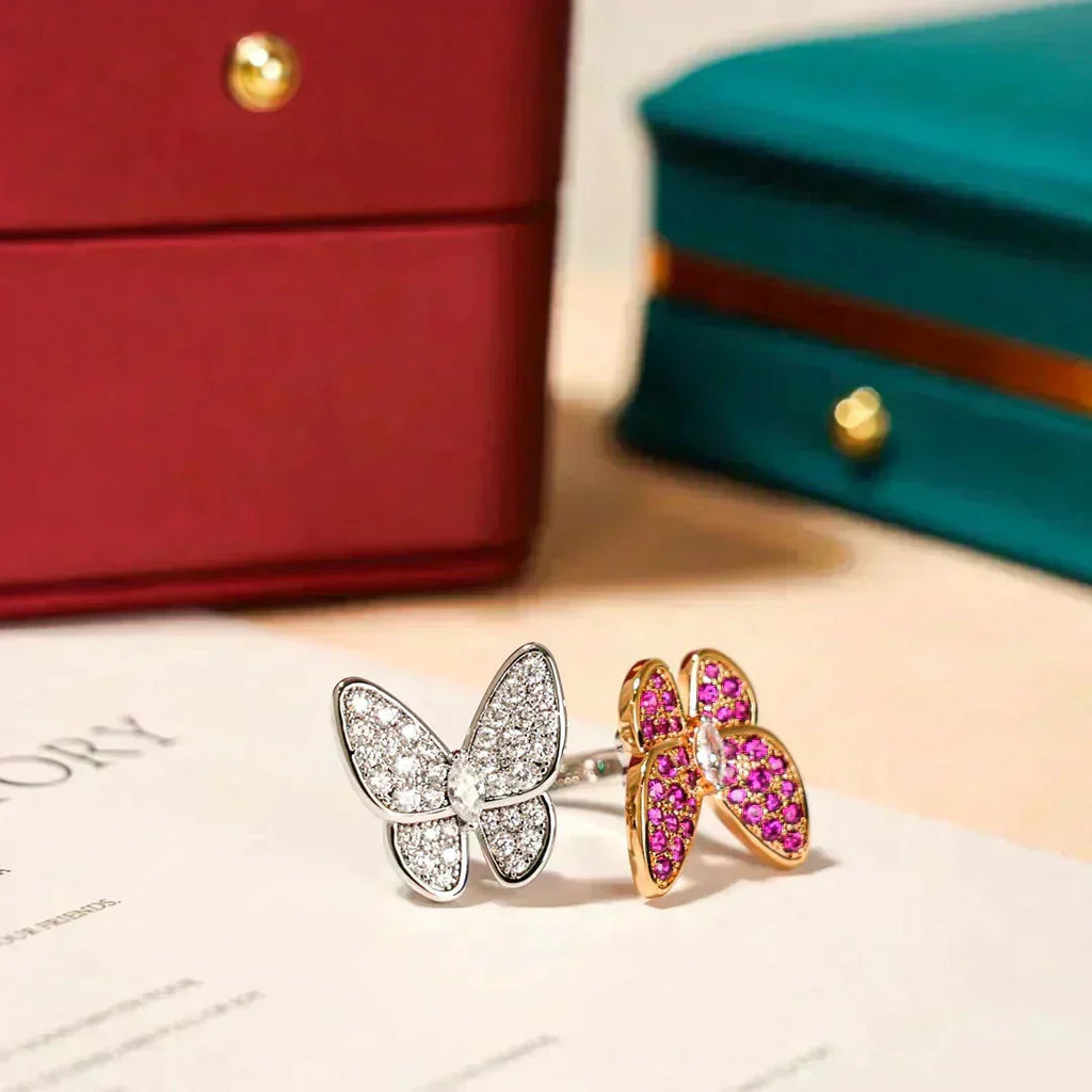 Loco TWIN BUTTERFLY DIAMOND RING