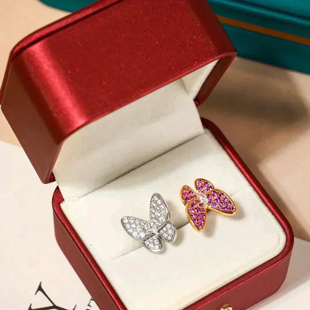 Loco TWIN BUTTERFLY DIAMOND RING
