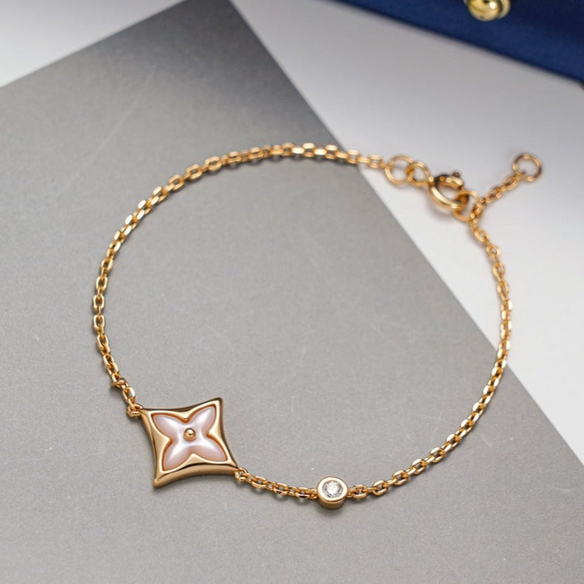 Loco STAR 1 DIAMOND PINK GOLD BRACELET