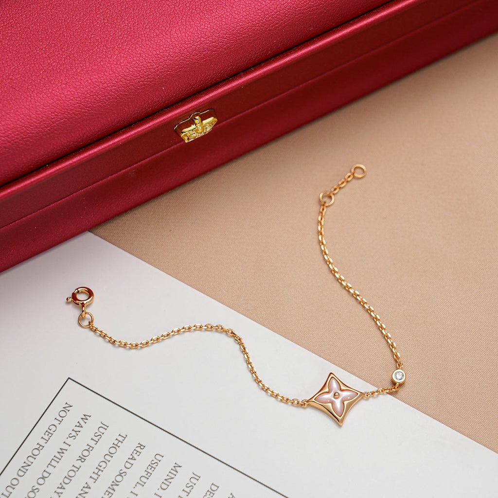 Loco STAR 1 DIAMOND PINK GOLD BRACELET