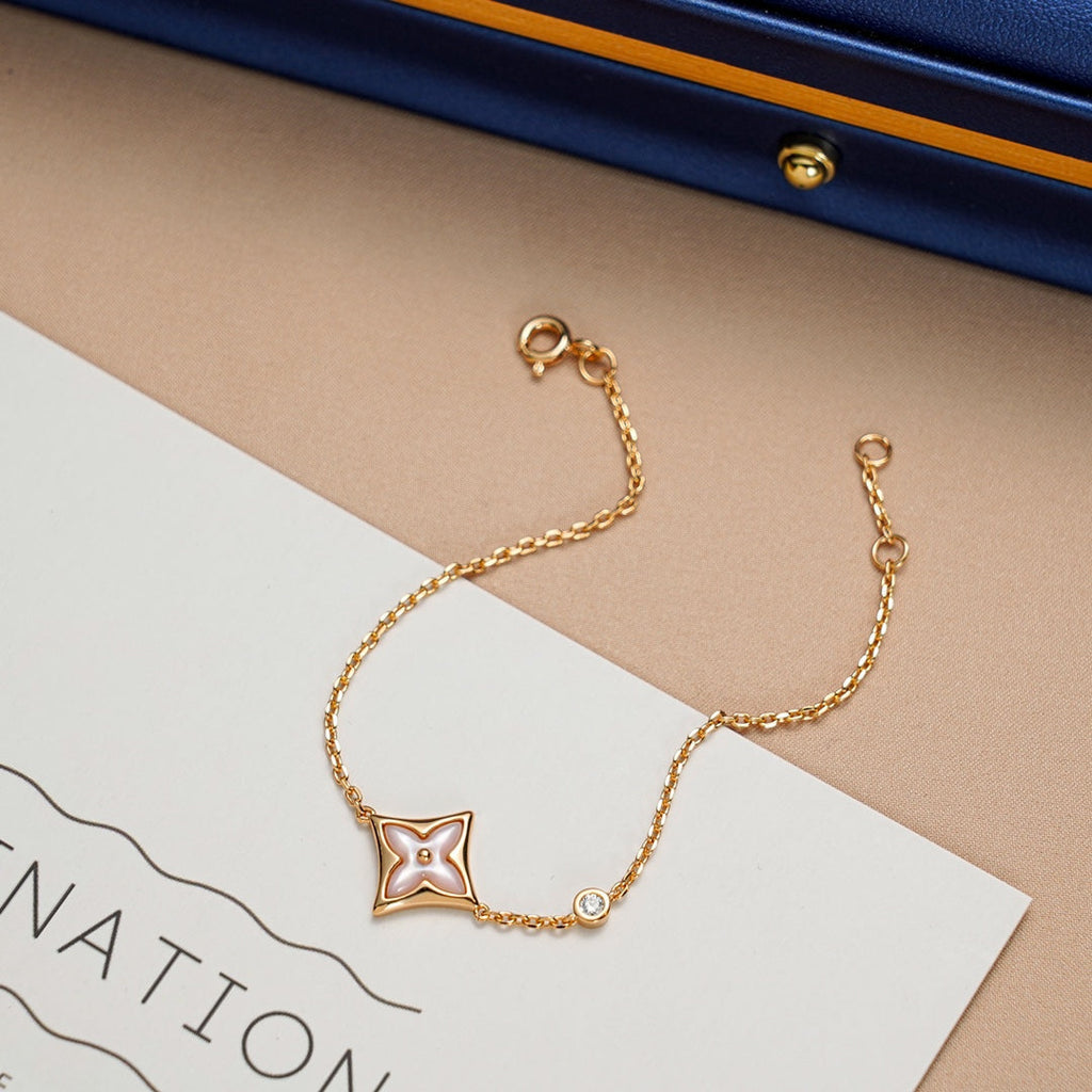 Loco STAR 1 DIAMOND PINK GOLD BRACELET