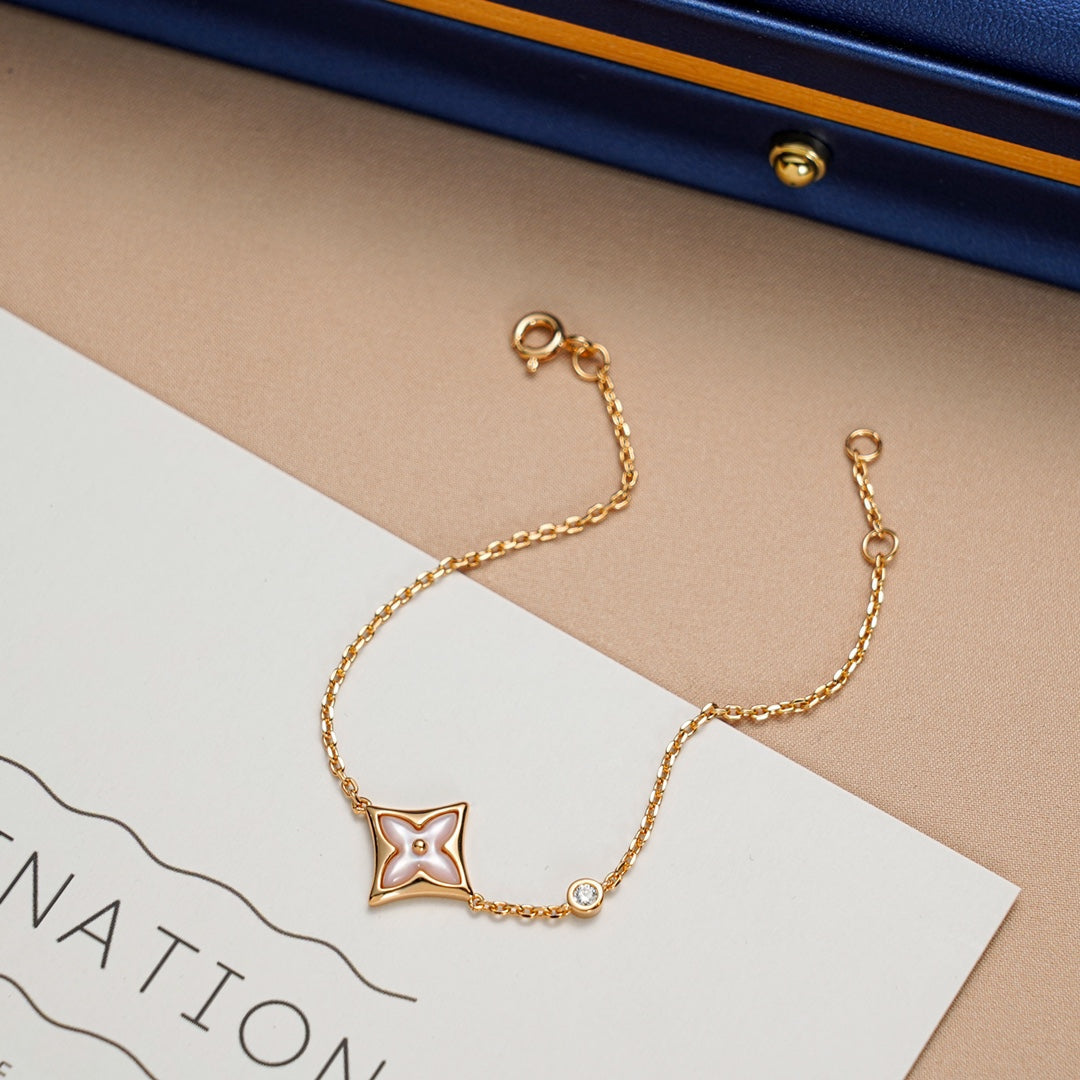 Loco STAR 1 DIAMOND PINK GOLD BRACELET