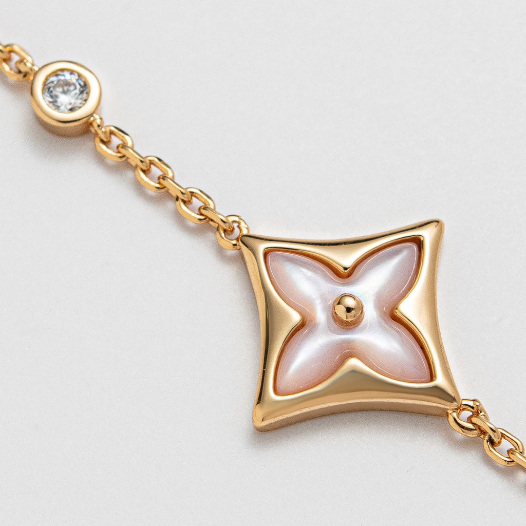 Loco STAR 1 DIAMOND PINK GOLD BRACELET