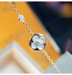Loco SUN MOP GOLD 1 DIAMOND NECKLACE