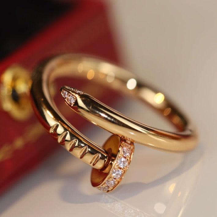 Loco JUSTE RING 2.65MM GOLD DIAMOND