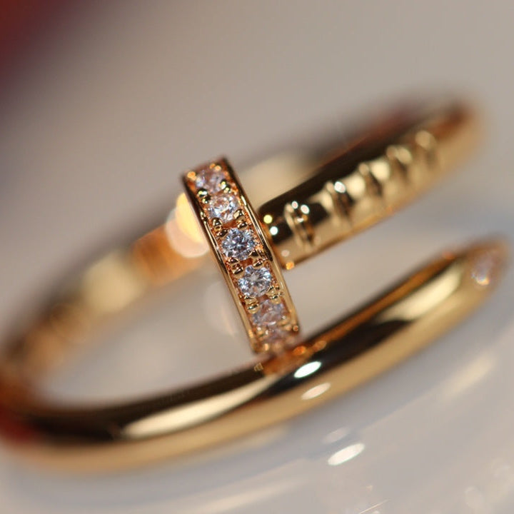 Loco JUSTE RING 2.65MM GOLD DIAMOND
