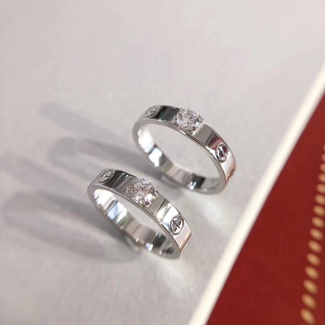 Loco LOVE RING 3.6MM 1 BIG DIAMOND