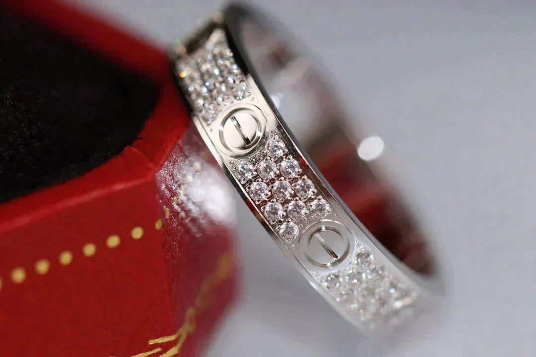Loco LOVE RING 3.6MM DIAMOND PAVED