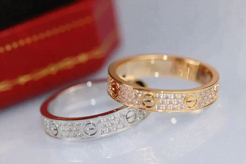 Loco LOVE RING 3.6MM DIAMOND PAVED