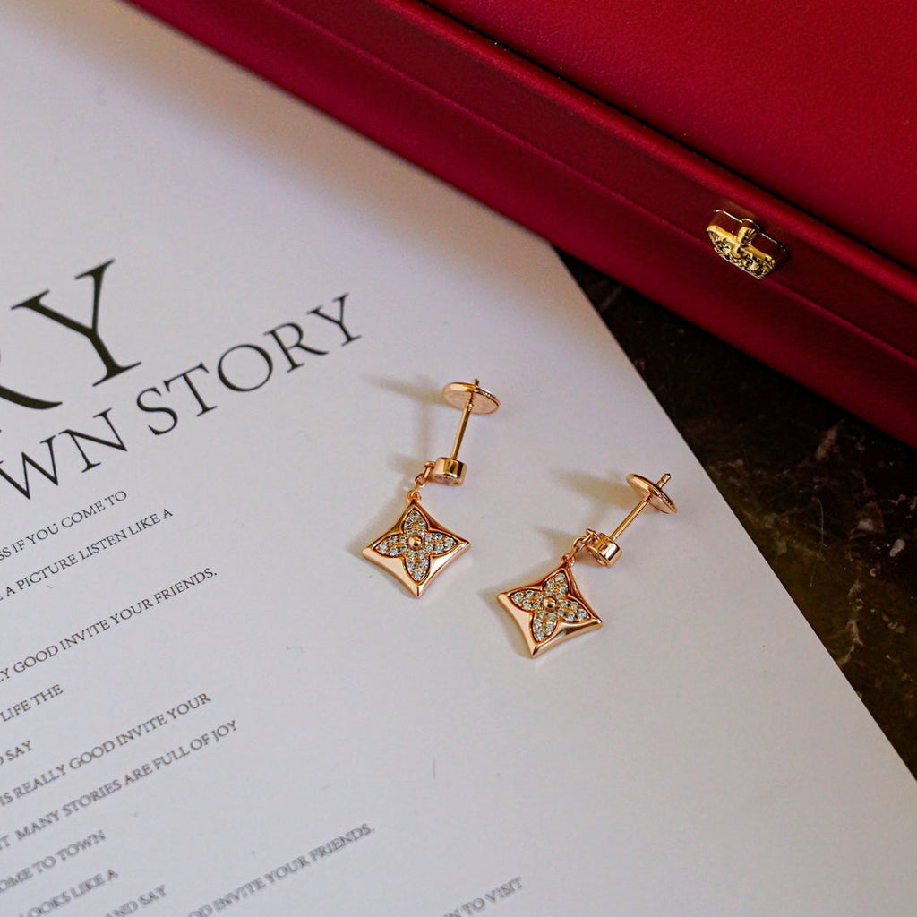 Loco STAR DIAMONDS EARRINGS GOLD