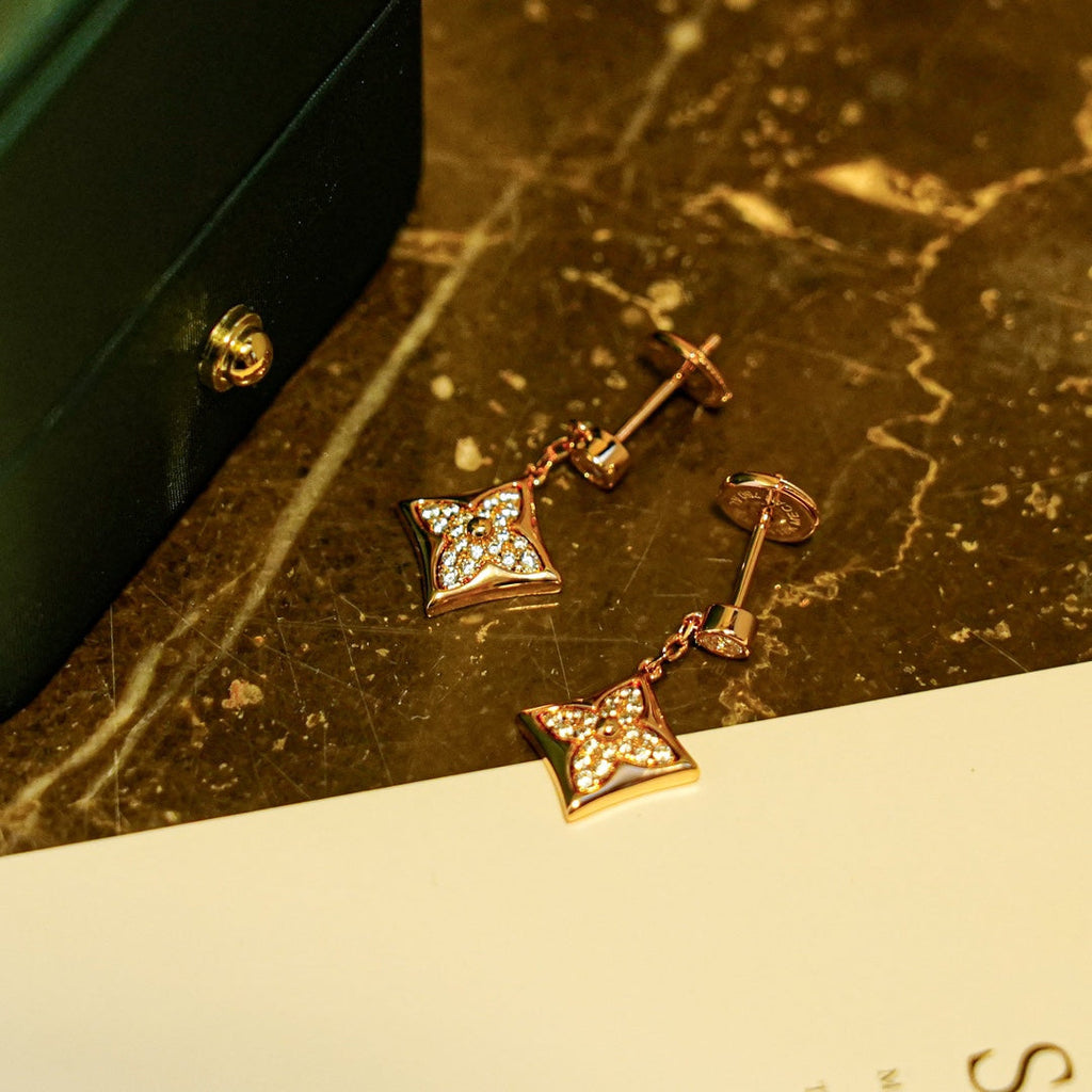 Loco STAR DIAMONDS EARRINGS GOLD