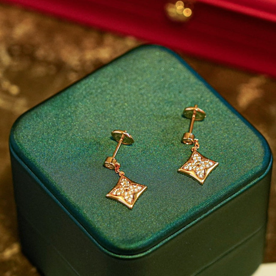 Loco STAR DIAMONDS EARRINGS GOLD