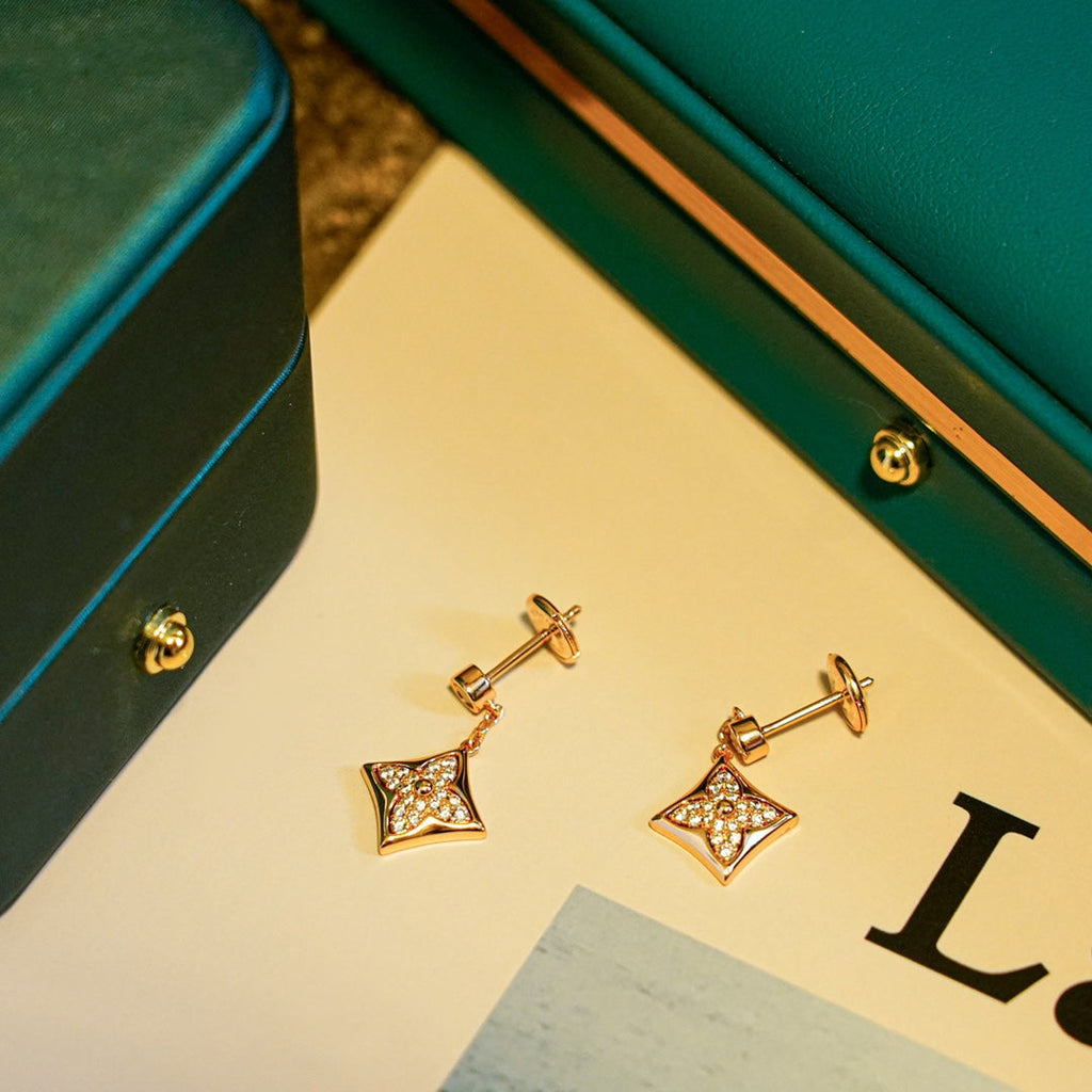 Loco STAR DIAMONDS EARRINGS GOLD