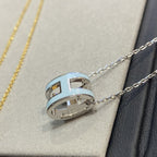 Loco POP H LIGHT BLUE NECKLACE