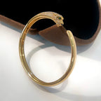 Loco PANTHERE GOLD DIAMOND OPEN BRACELET