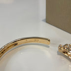 Loco PANTHERE GOLD DIAMOND OPEN BRACELET