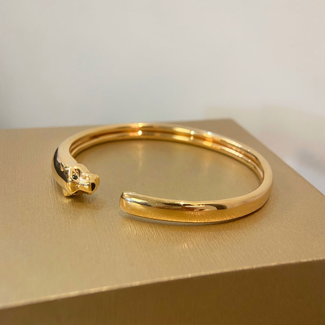 Loco PANTHERE GOLD OPEN BRACELET