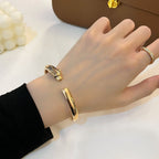 Loco PANTHERE GOLD OPEN BRACELET
