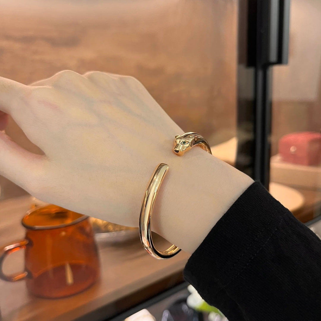 Loco PANTHERE GOLD OPEN BRACELET
