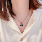 Loco CHAINE VERSO BLACK CERAMIC NECKLACE