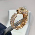 Loco PANTHERE PINK GOLD DIAMOND RING