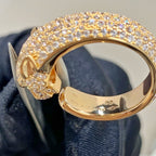 Loco PANTHERE PINK GOLD DIAMOND RING