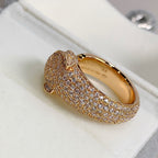 Loco PANTHERE PINK GOLD DIAMOND RING