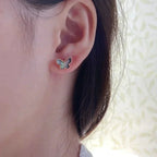 Loco BUTTERFLY DARK MOP  EARRINGS