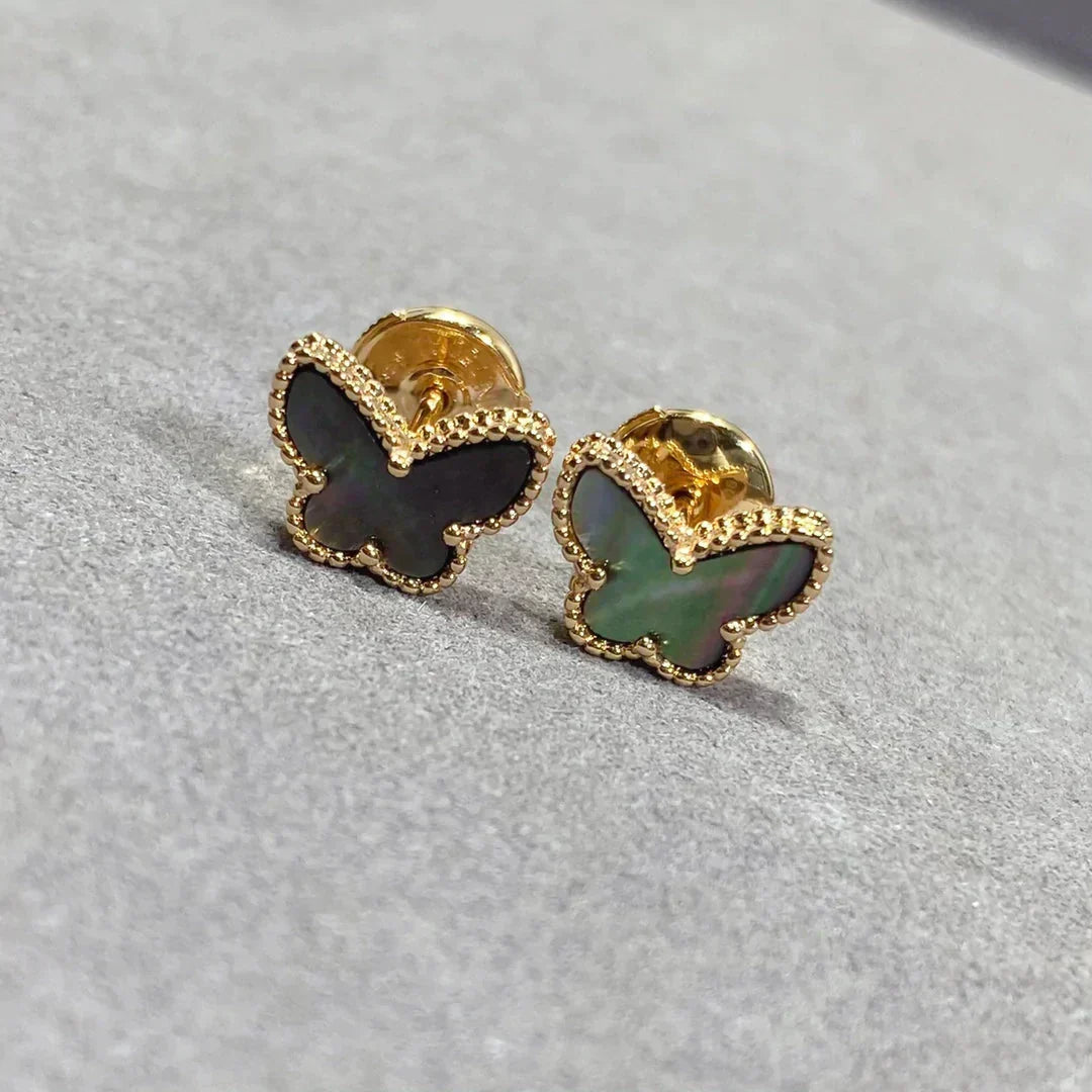 Loco BUTTERFLY DARK MOP  EARRINGS