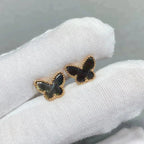 Loco BUTTERFLY DARK MOP  EARRINGS