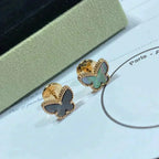 Loco BUTTERFLY DARK MOP  EARRINGS