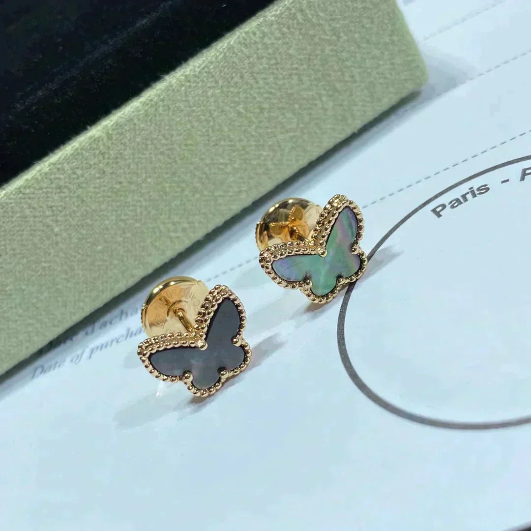 Loco BUTTERFLY DARK MOP  EARRINGS