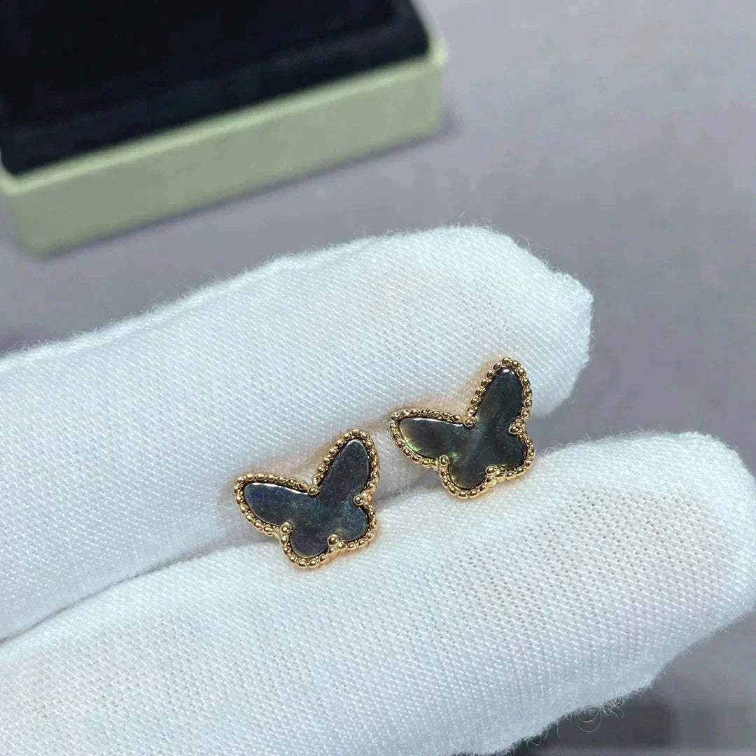 Loco BUTTERFLY DARK MOP  EARRINGS