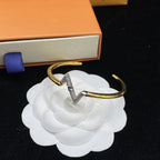 Loco VOLTE UPSITE DOWN DIAMOND GOLD OPEN BRACELET