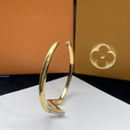 Loco VOLTE UPSITE DOWN DIAMOND GOLD OPEN BRACELET