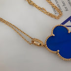 Loco CLOVER 25MM NECKLACE TURQUOISE ROSE GOLD