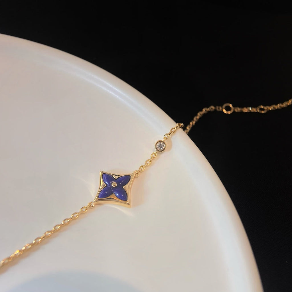 Loco COLOR STAR PINK GOLD DIAMOND BRACELET
