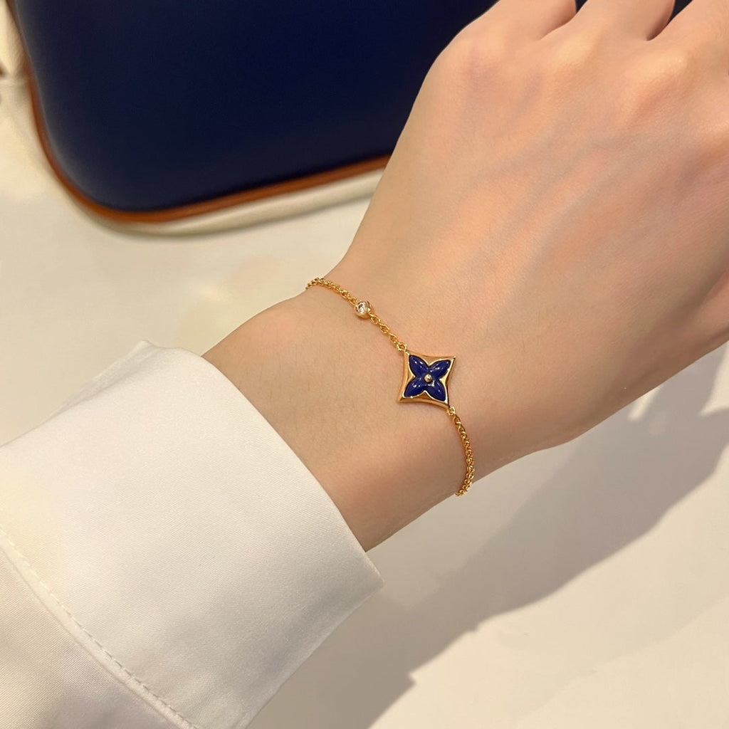 Loco COLOR STAR PINK GOLD DIAMOND BRACELET