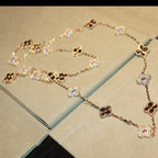 Loco CLOVER 20 MOTIFS LASER DIAMOND NECKLACE
