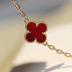 Loco CLOVER 20 MOTIFS CARNELIAN NECKLACE
