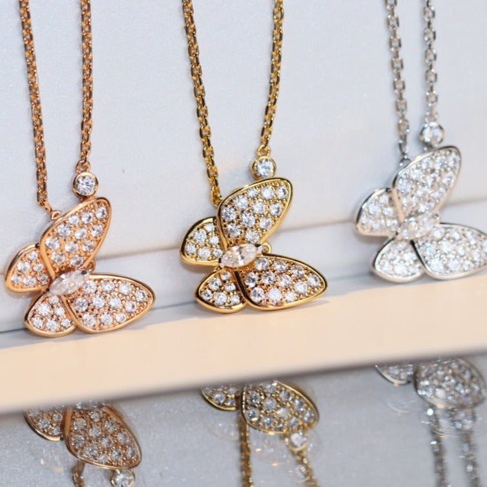 Loco BUTTERFLY DIAMOND NECKLACE