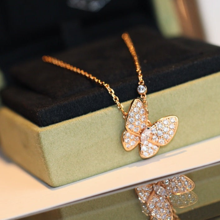 Loco BUTTERFLY DIAMOND NECKLACE