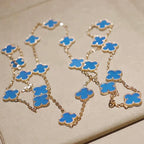 Loco CLOVER 20 MOTIFS TURQUOISE GOLD