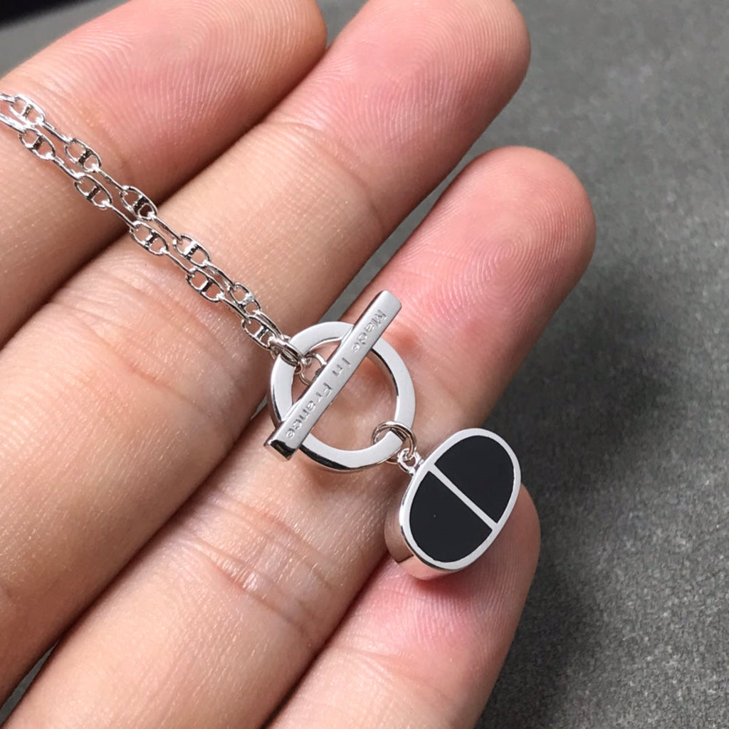 Loco CHAINE VERSO BLACK CERAMIC  NECKLACE