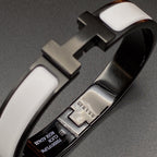 Loco H BRACELET 12MM BLACK WHITE CERAMIC