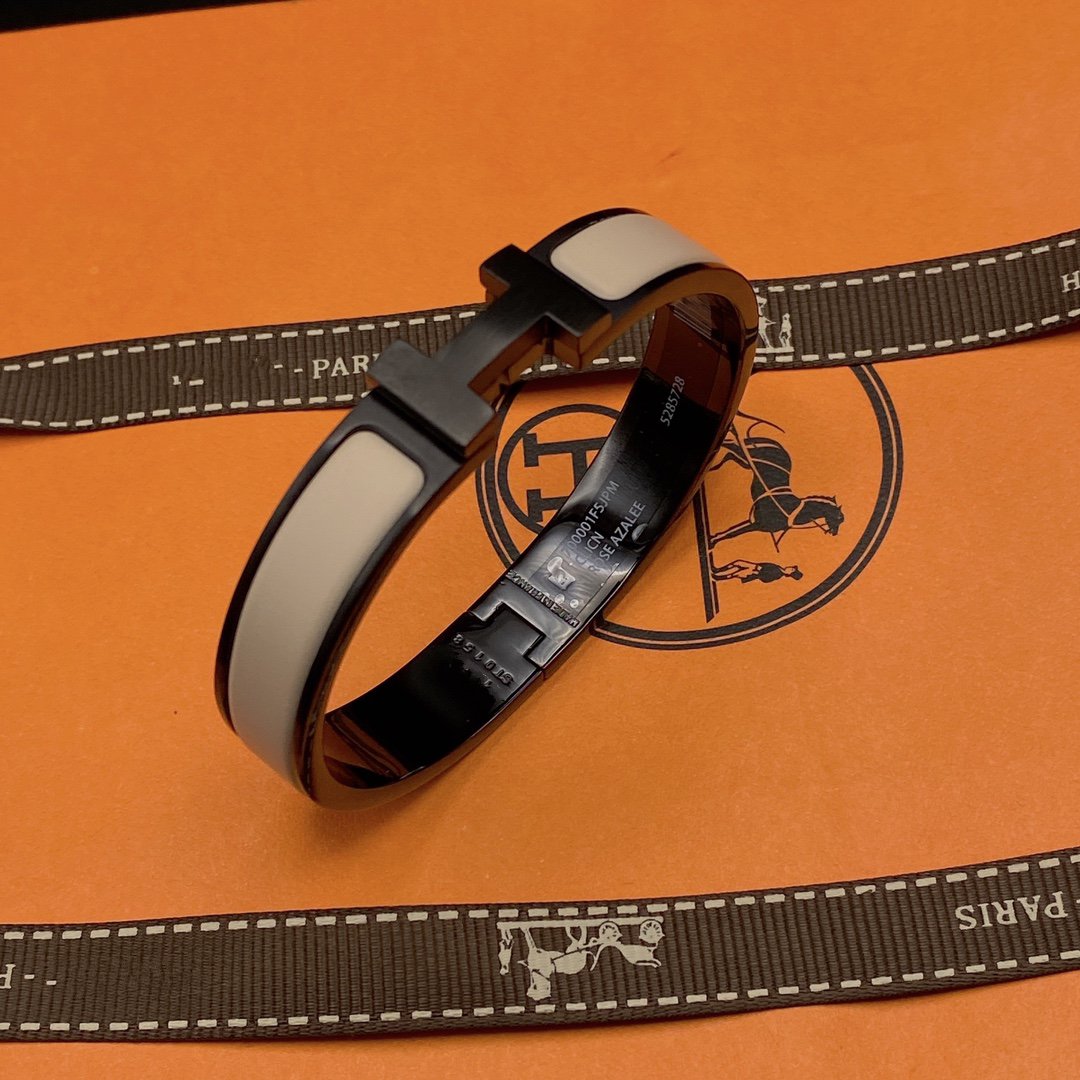 Loco H BRACELET 12MM BLACK BEIGE CERAMIC